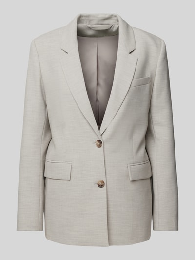 Selected Femme Blazer mit Brustleistentasche Modell 'RITA' Beige Melange 2