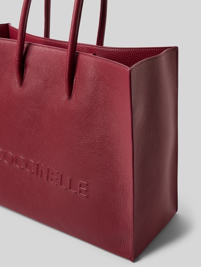 Coccinelle Torebka z wytłoczonym logo model ‘Myrtha’ Bordowy 3