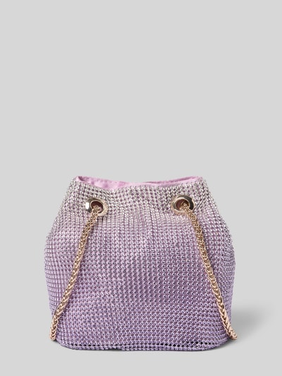 Guess Handtasche mit Strasssteinbesatz Modell 'ZALINA' Pink 4