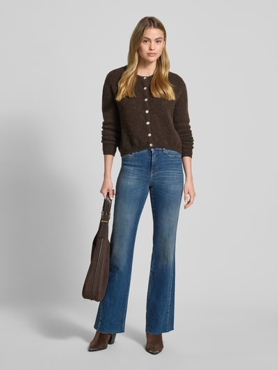 Marc Cain Bootcut Jeans im 5-Pocket-Design Bleu Melange 1