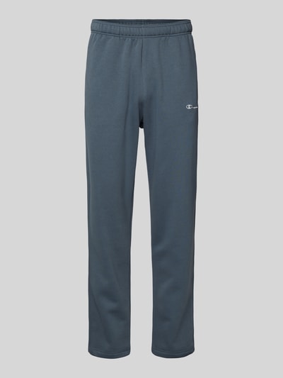 CHAMPION Straight Fit Sweatpants mit Label-Stitching Anthrazit 1