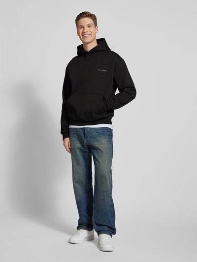 REVIEW Hoodie mit Kapuze Black 1