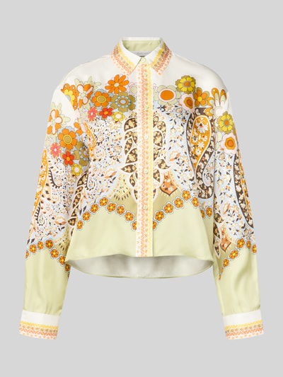 Herzensangelegenheit Boxy fit blouse van puur zijde Mintgroen - 2