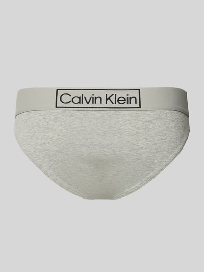 Calvin Klein Underwear Slip mit elastischem Logo-Bund Silber Melange 3