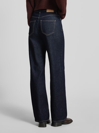 Vero Moda Wide Leg Jeans aus Baumwoll-Mix Modell 'TESSA' Dunkelblau 5