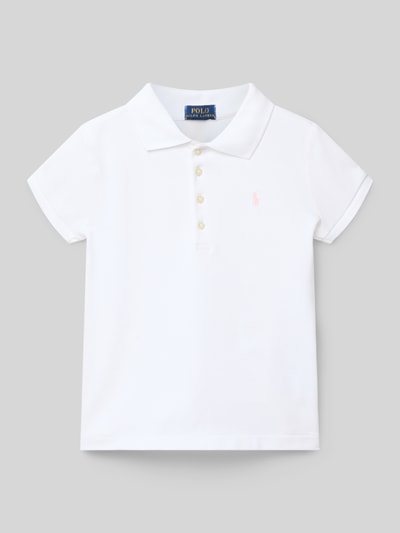 Polo Ralph Lauren Kids Regular Fit Poloshirt mit Logo-Stitching Weiss 1