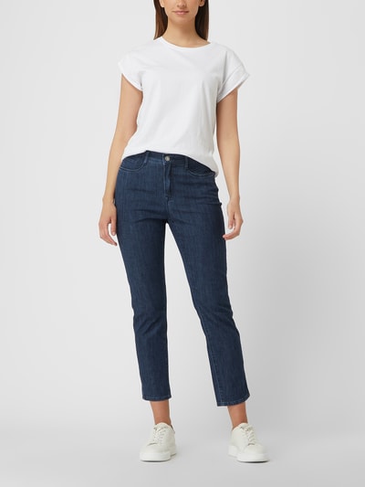 Brax Slim Fit Cropped Jeans mit Stretch-Anteil Modell 'Mary' Dunkelblau 1