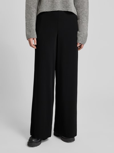 MAC Wide Fit Stoffhose mit teilelastischem Bund Modell 'Coraline' BLACK 4