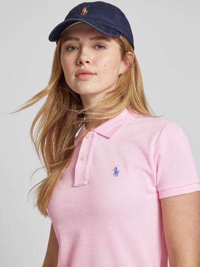 Polo Ralph Lauren Polojurk met logostitching Lichtroze - 3