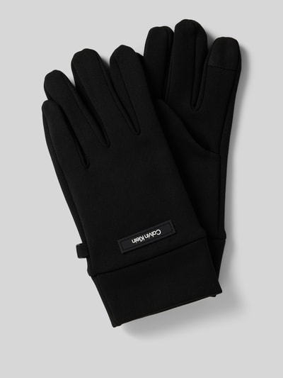 CK Calvin Klein Handschuhe mit Label-Detail Black 1