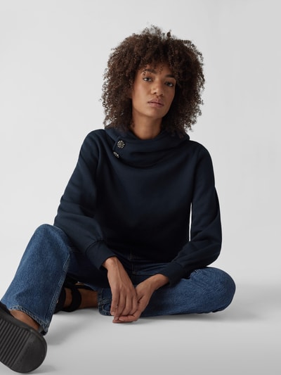Ba&sh Hoodie mit Strasssteinbesatz Dunkelblau 6