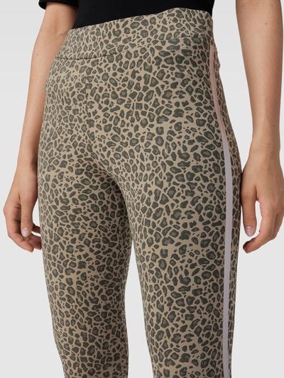 Sportalm Leggings mit Animal-Print Sand 3