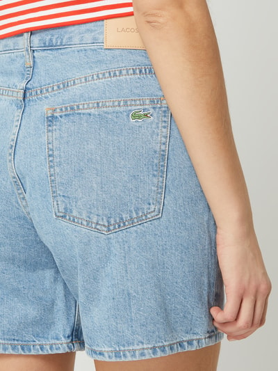 Lacoste Korte jeans met logo-applicatie Jeansblauw - 3