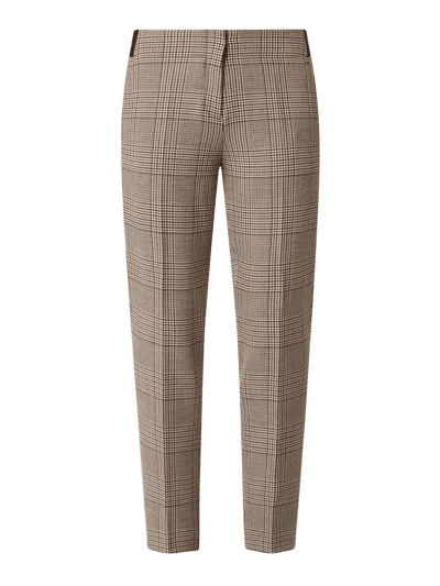 Cambio Stoffhose mit Glencheck-Dessin Modell 'Kathreen' Camel 2