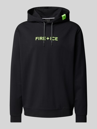 FIRE + ICE Hoodie met capuchon, model 'CADELL' Zwart - 2