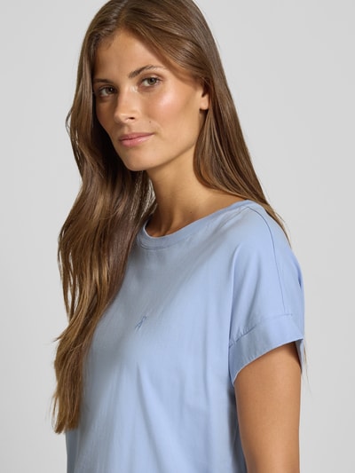Armedangels Regular fit T-shirt van puur katoen, model 'DAARA' Lichtblauw - 3