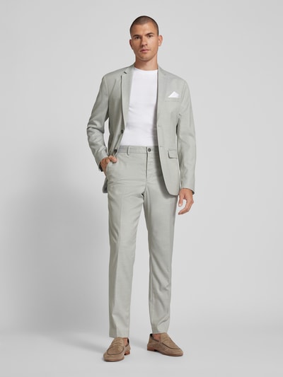 SELECTED HOMME Slim Fit Anzughose mit Knopf- und Reißverschluss Hellgruen 1