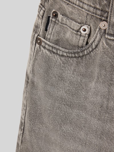 Jack & Jones Szorty jeansowe z 5 kieszeniami model ‘IRON’ Średnioszary melanż 2