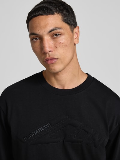 Dsquared2 T-Shirt mit Label-Detail Black 3