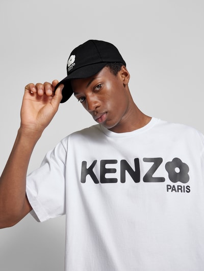 Kenzo Basecap mit Label-Print Black 1