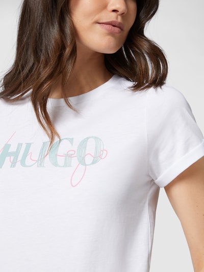 HUGO T-Shirt aus Baumwolle Weiss 3