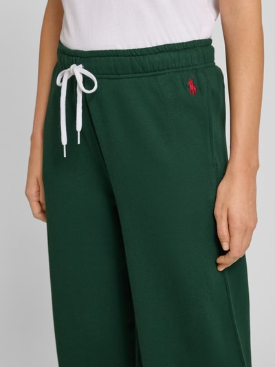 Polo Ralph Lauren Spodnie dresowe z elastycznym pasem i tunelem Ciemnozielony 3