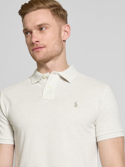 Polo Ralph Lauren Poloshirt mit Label-Stitching Beige 3