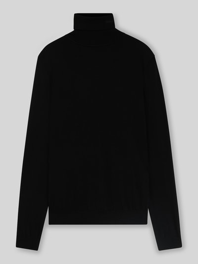 HUGO Regular fit coltrui van merinowol, model 'SAN THOMAS' Zwart - 2