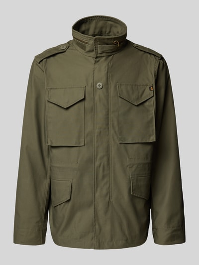 Alpha Industries Jack met opstaande kraag, model 'M-65' Olijfgroen - 2