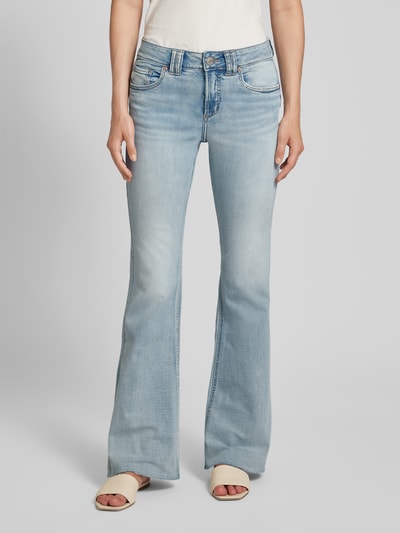 Silver Jeans Bootcut jeans in 5-pocketmodel, model 'Suki Flare' Lichtblauw - 4