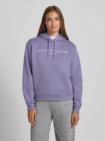 Tommy Hilfiger Regular Fit Hoodie aus Baumwoll-Mix Lavender 4