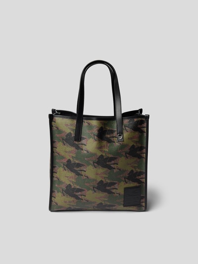 Etro Shopper mit Allover-Muster Grün 4