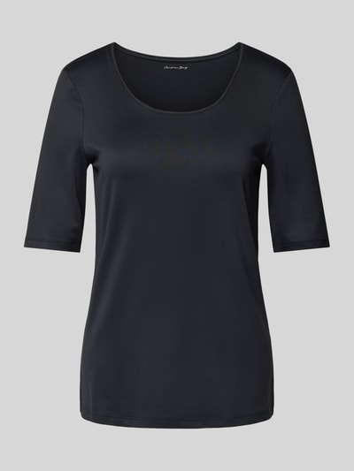 Christian Berg Woman T-Shirt mit U-Ausschnitt Black 2