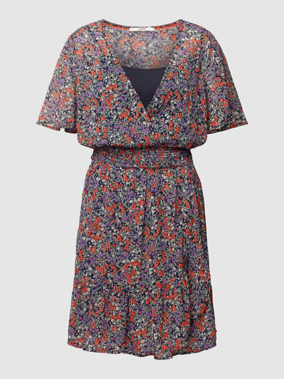 Esprit Knielanges Kleid mit floralem Muster Marine 2