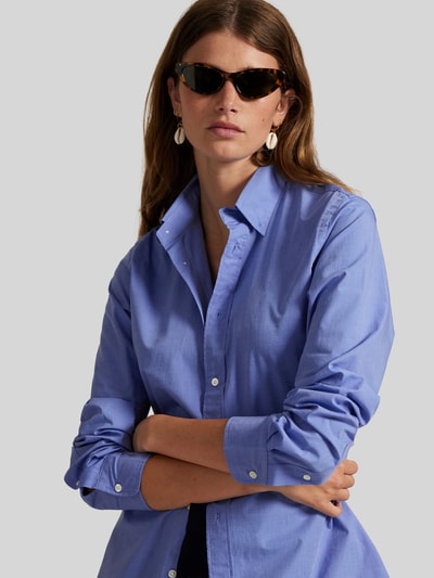 Polo Ralph Lauren Regular Fit Hemdbluse aus Baumwoll-Mix Blau 3
