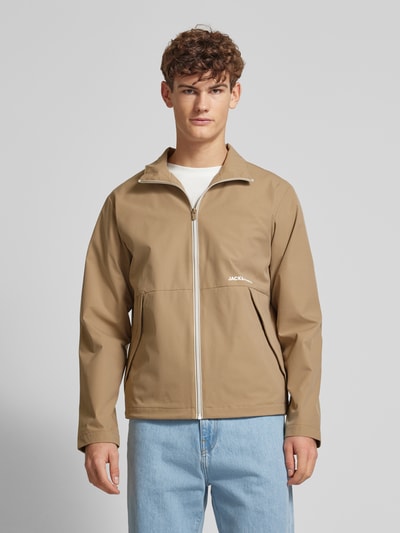 Jack & Jones Jacke mit Stehkragen Modell 'ADAM' Beige 4