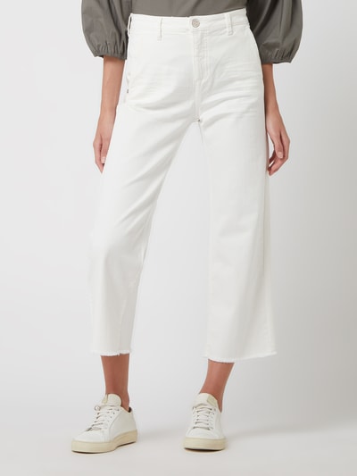 OPUS Cropped Jeans mit Stretch-Anteil Modell 'Marny' Offwhite 4