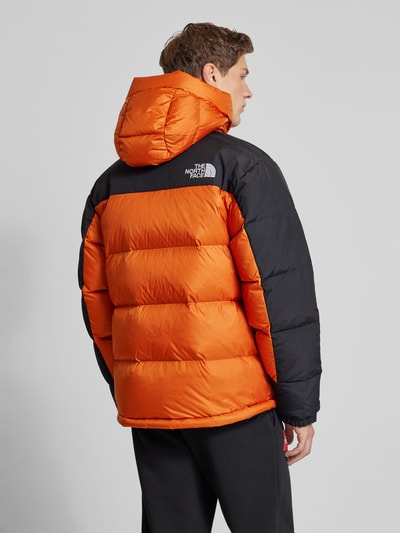 The North Face Parka pikowana z haftem z logo Miedziany 5