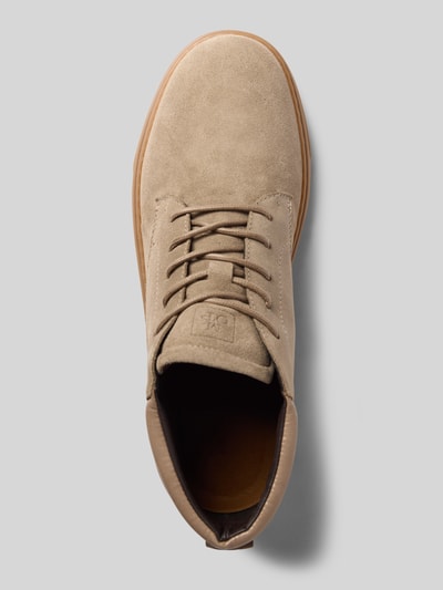 Marc O'Polo Hoge sneakers van echt runderleer Beige - 3