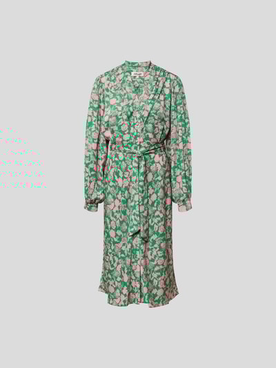 Diane von Furstenberg Midikleid mit floralem Muster Grün 2