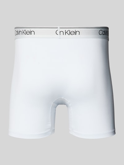 Calvin Klein Underwear Obcisłe bokserki z detalem z logo Jasnoszary 3