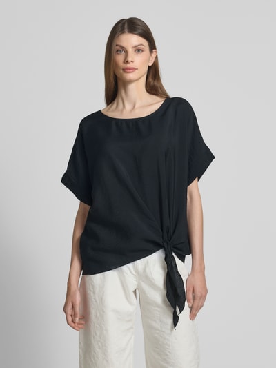 Christian Berg Woman Blusenshirt mit Rundhalsausschnitt Black 4