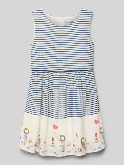 Happy Girls Kleid mit Rundhalsausschnitt Ecru 1