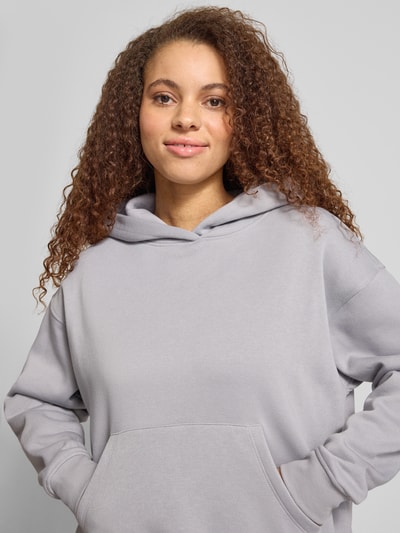 ONLY Relaxed Fit Hoodie mit Baumwoll-Anteil Modell 'ADELE' Hellgrau 3