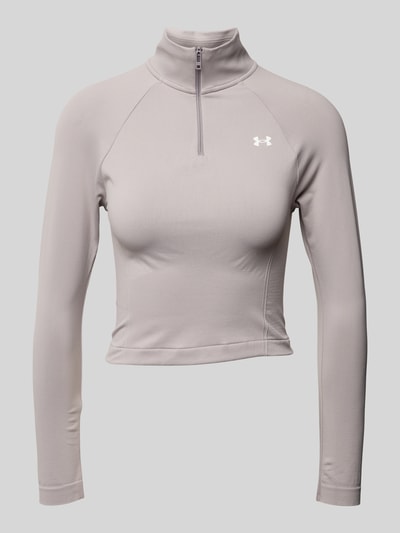 Under Armour Longsleeve mit Troyer-Kragen Modell 'Vanish' Taupe 1