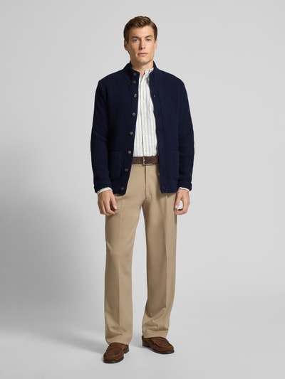 Polo Ralph Lauren Kurtka z dzianiny z mieszanki wełny z nakładanymi kieszeniami Granatowy 1