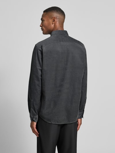 Marc O'Polo Regular fit vrijetijdsoverhemd van puur katoen Antraciet - 5