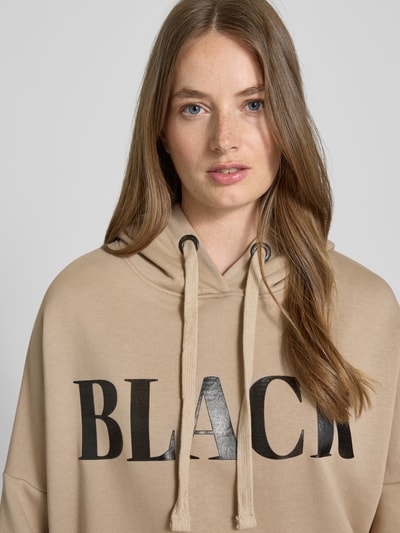 miss goodlife Oversized hoodie met statementprint Zand - 3