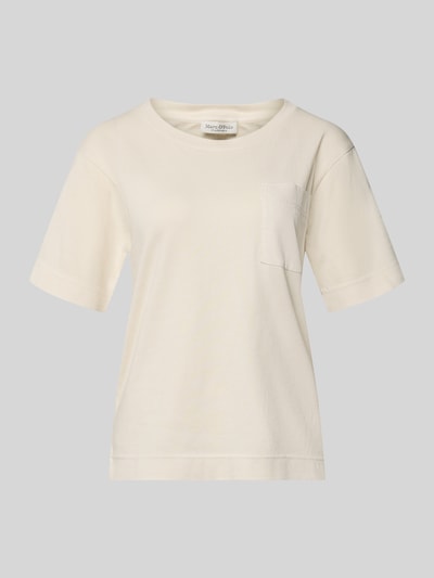 Marc O'Polo Regular Fit Strick-Shirt aus reiner Baumwolle Stein 2
