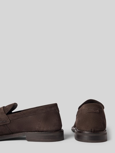 GANT Loafer aus echtem Leder Modell 'Lozham' Dunkelbraun 2